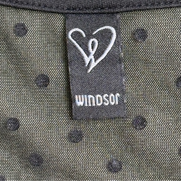 Windsor Black Studded Long Sleeve Bodysuit #43 - Picture 3 of 4